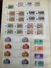 Stamps Singapore 1979 with Internat Year of the Child, 8 sets UMINT
