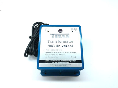Titan 108 Universal Trafo Transformator  220 V 60 VA - ohne OVP #10421