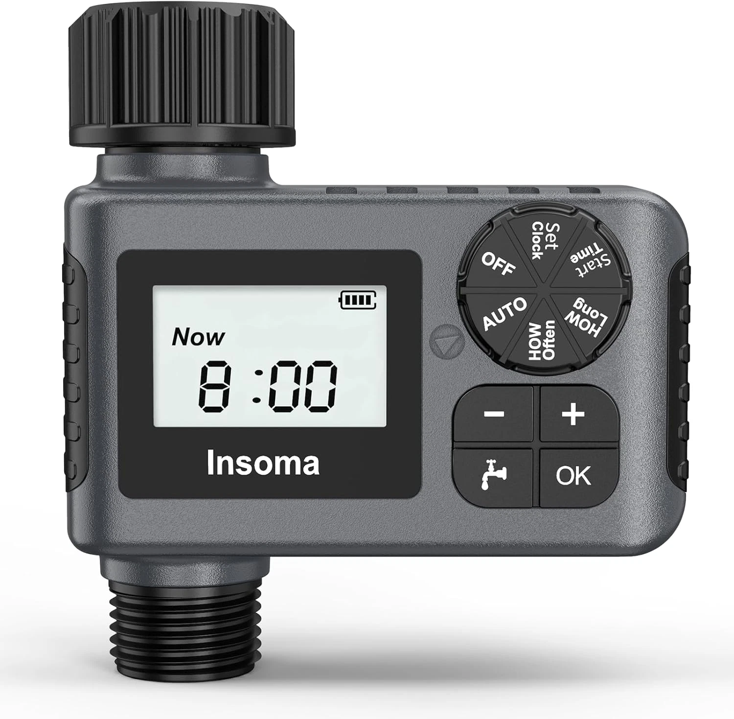 Outdoor Garden Hose Faucet Timers, Programmable Water Sprinkler Timer with Rain