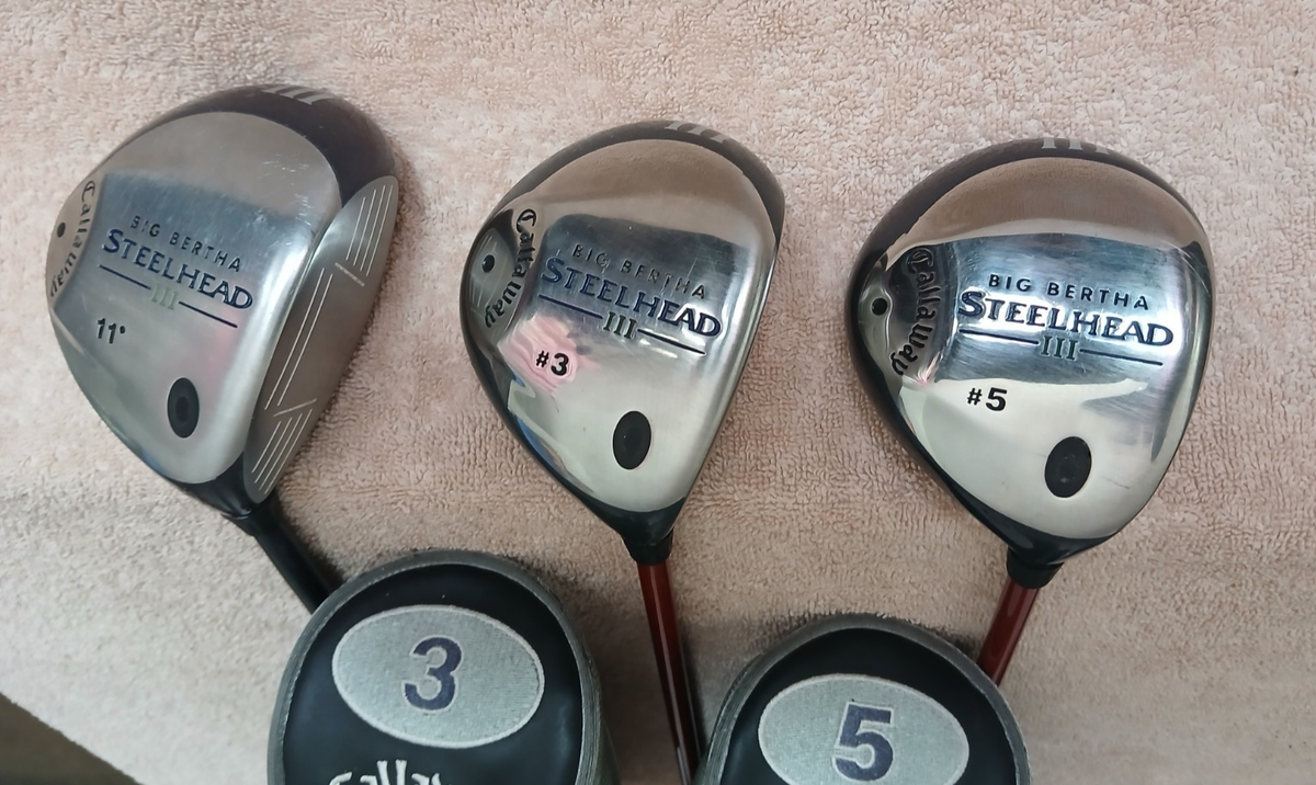 TZ GOLF - Callaway Big Bertha Steelhead III 11* MINI Driver, 3 & 5