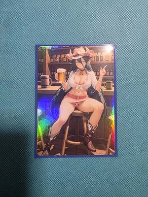 Beautiful Waifu Card -Albedo-Goddess ACG Custom DIY Fan Art Card 