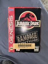 Jurassic Park Rampage Edition (SEGA Genesis) Autentyczne TYLKO KARTONOWE PUDEŁKO