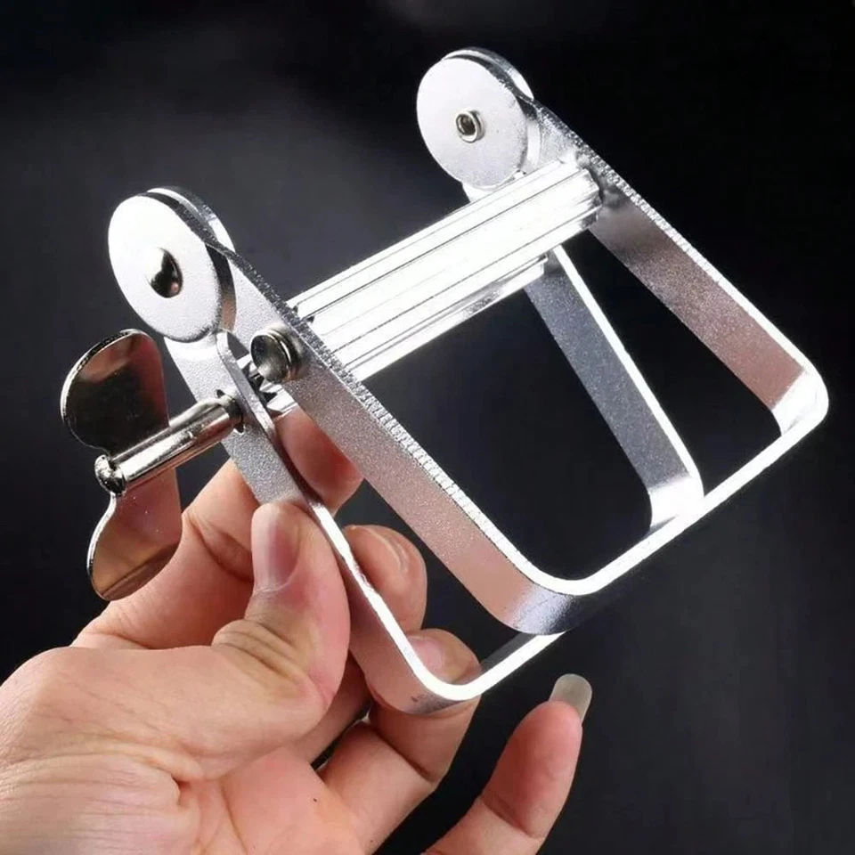 Toothpaste Squeezer Dispenser Metal Paint Tube Wringer Extruder Hand Roller Tool - Image 2 of 4
