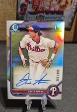 2022 Bowman Chrome - Prospect Autographs Gavin Tonkel #CPA-GTL Refractor /499...