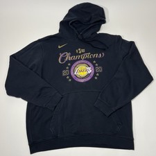 Nike NBA Los Angeles Lakers 2020 Champions Hoodie Men's XL Logo Basketball