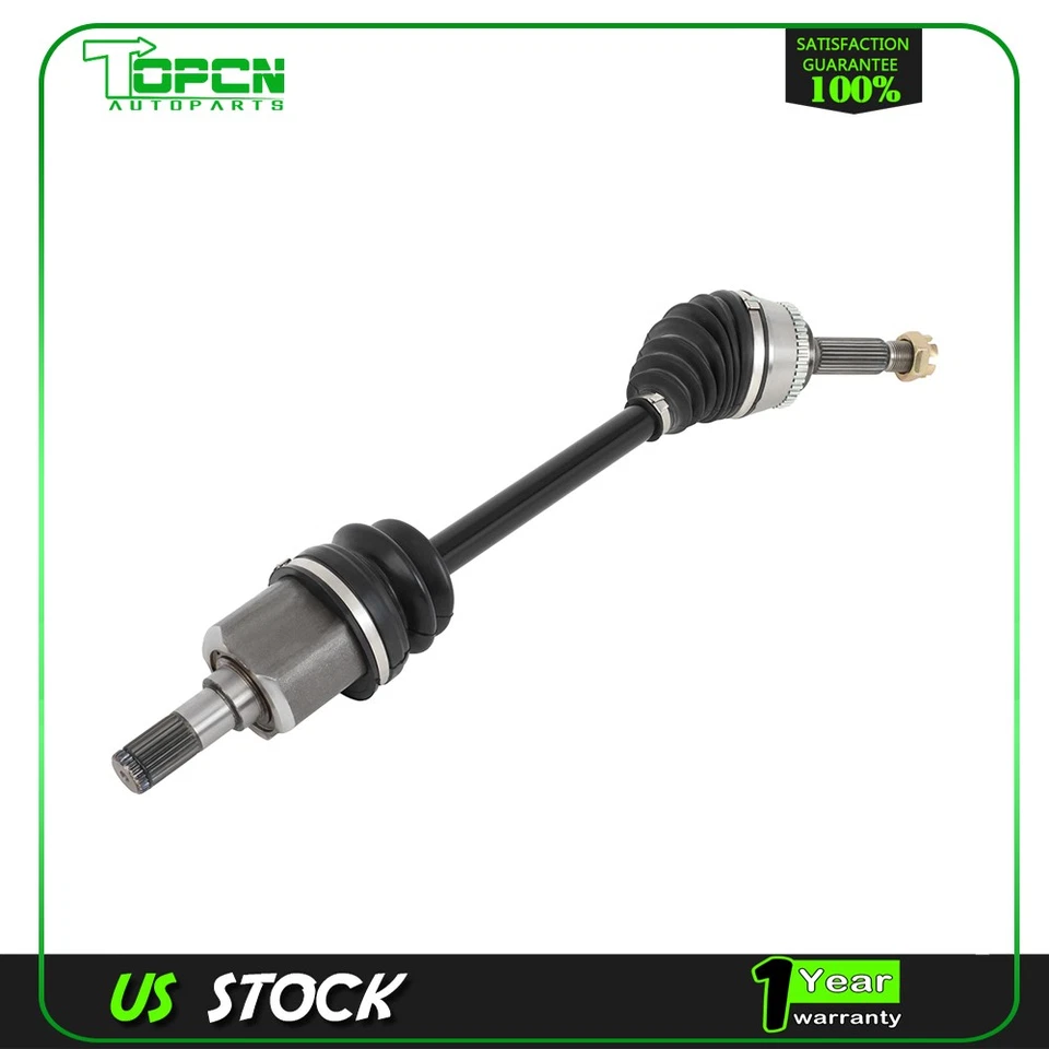 Eje delantero izquierdo CV apto para Hyundai Tiburon 2003-2008 2004-2006 Kia Spectra Foto 4 de 4