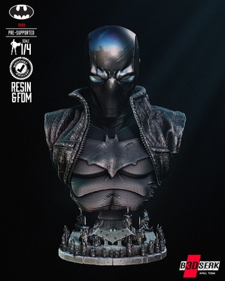 3D gedruckt 16K B3DSERK - Red Hood Portrait DC Comics Fan Made 1/4 Scale