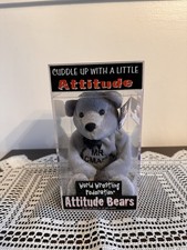 1999 WWF WWE OFFICIAL ATTITUDE BEAR - Mr. McMahon Vince - WITH TAG