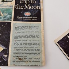 Vtg Esso Gas 1969 NASA Lot Of 4 Space Program Moon Map Solar System USA Apollo