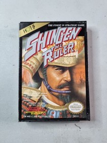 Shingen The Ruler (Nintendo NES) Complete in Box w/ Map CIB 