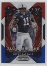 2021 Panini Prizm Draft Picks All-American Red White & Blue Micah Parsons mv7