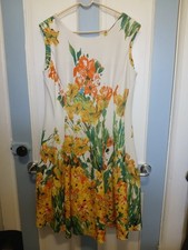 Liz Claiborne Women’s Tulip Dress Cap Sleeve Pockets Lined Y2K Size 4