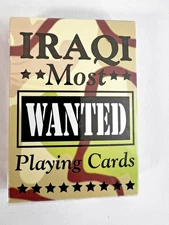 NEW Iraqi Most Wanted Playing Cards Deck Hoyle USA Brand New Sealed Bicycle