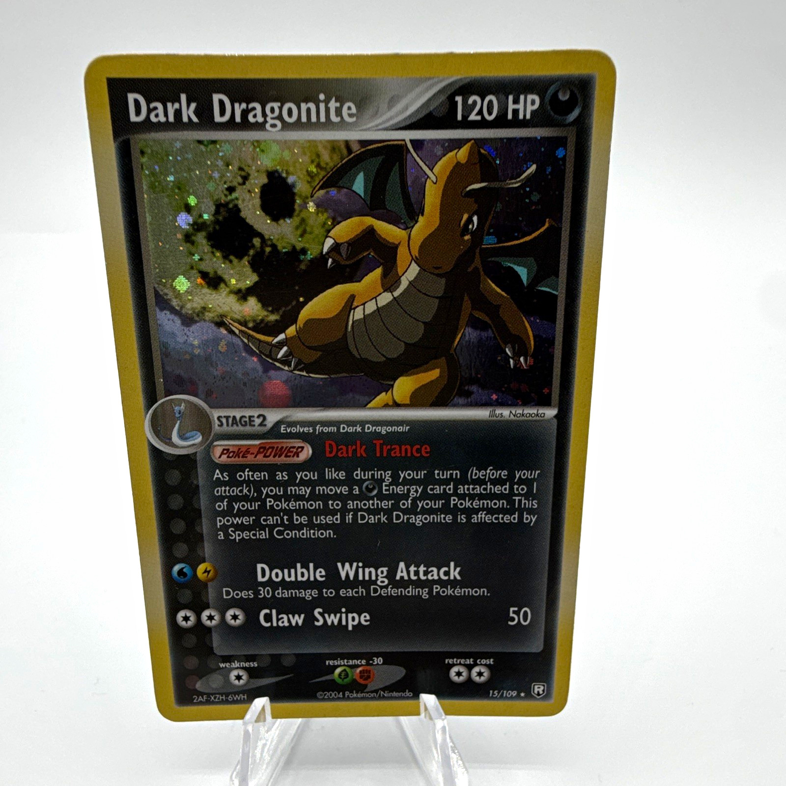 The Pokemon Company Dark Dragonite 015/109 Deck Exclusives Holo Rare Eng 2000