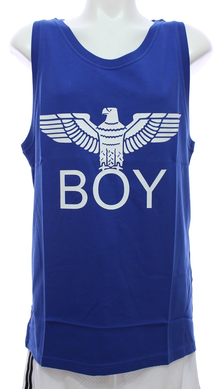Boy London Tanktop blau elektrisch mit weißem Druck Art. BL354 OUTLET -70%