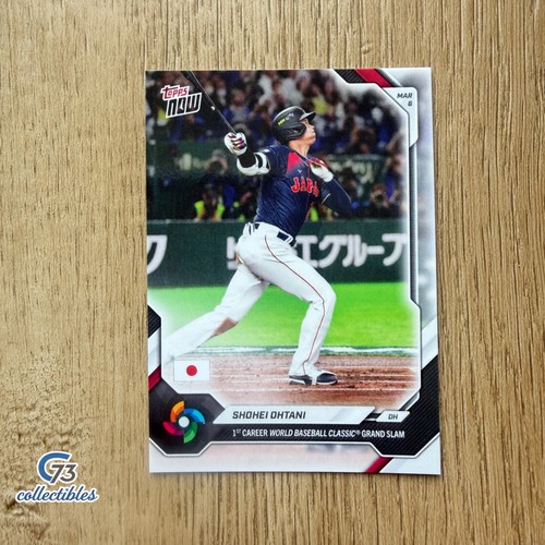 2026 TOPPS NOW WBC SHOHEI OHTANI WB4 WORLD BASEBALL CLASSIC GRAND SLAM JAPAN