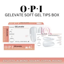OPI GELevate Soft Gel Extensions Box [Stiletto, Almond, Square, Coffin, Round]