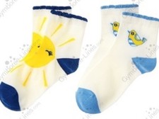 NWT GYMBOREE Pocket Full Of Sunshine 2 PACK SOCKS Size L