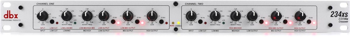 dbx 234xs Crossover 未使用 dbx 234XS チャンネルデバイダー クロスオーバー Crossover - メルカリ