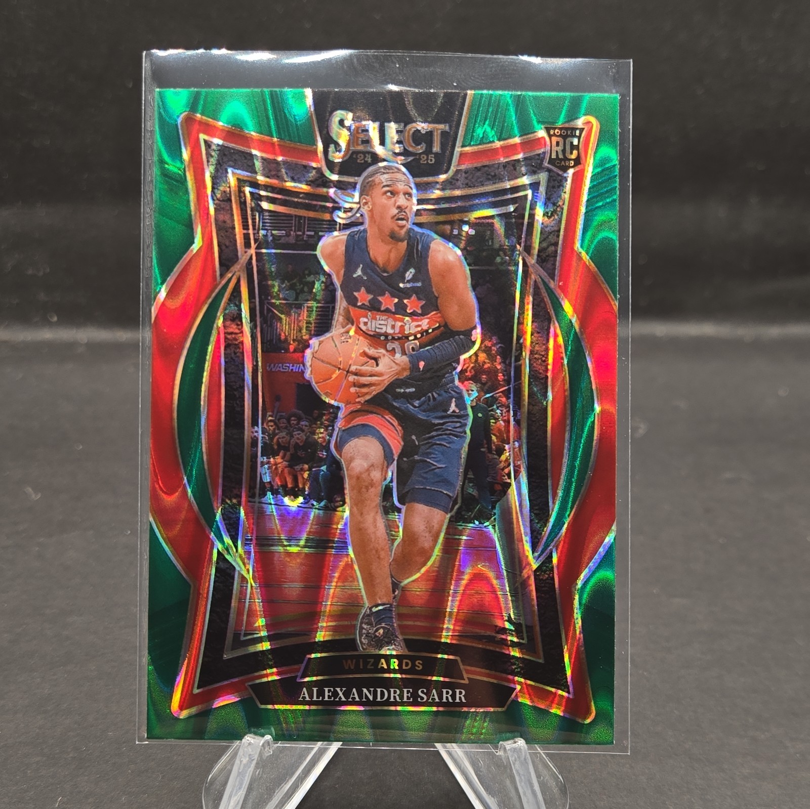 2024-2025 Select Alexandre Sarr Concourse Level Green Tectonic Prizm RC #73 🏀🔥