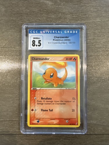 Charmander graded CGC 8.5 for sale on eBay