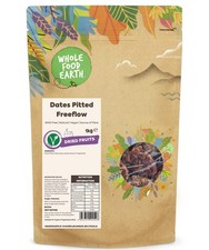 Wholefood Earth Dates Pitted Freeflow 1 kg | GMO Free | 1 (Pack of 1) 9.61 per kilo