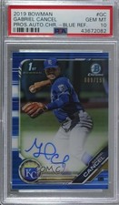 2019 Bowman Chrome Prospect Blue Refractor Gabriel Cancel PSA 10 GEM MT Auto 1q7