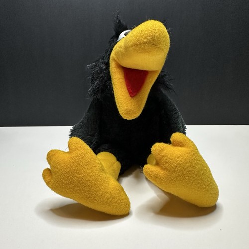 Vintage Dakin Secret of Nimh Jeremy The Crow Stuffed Animal Plush Doll Toy 9" - Picture 2 of 8