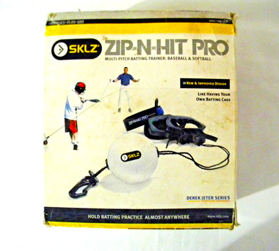 SKLZ Zip-N-Hit Pro Baseball Softball Guided Pitch & Return Batting Trainer NOB