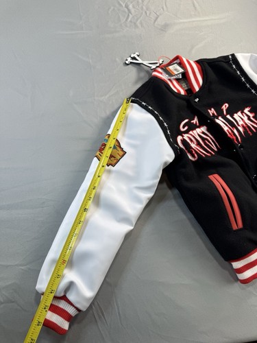 Brand X Friday the 13th Jason Varsity Jacket Camp Crystal Lake Wool Youth XS NEW - Picture 6 of 13