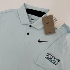 Nike Tour Polo Shirt Mens Small Sky Blue Cognizant Classic Performance Golf NWT