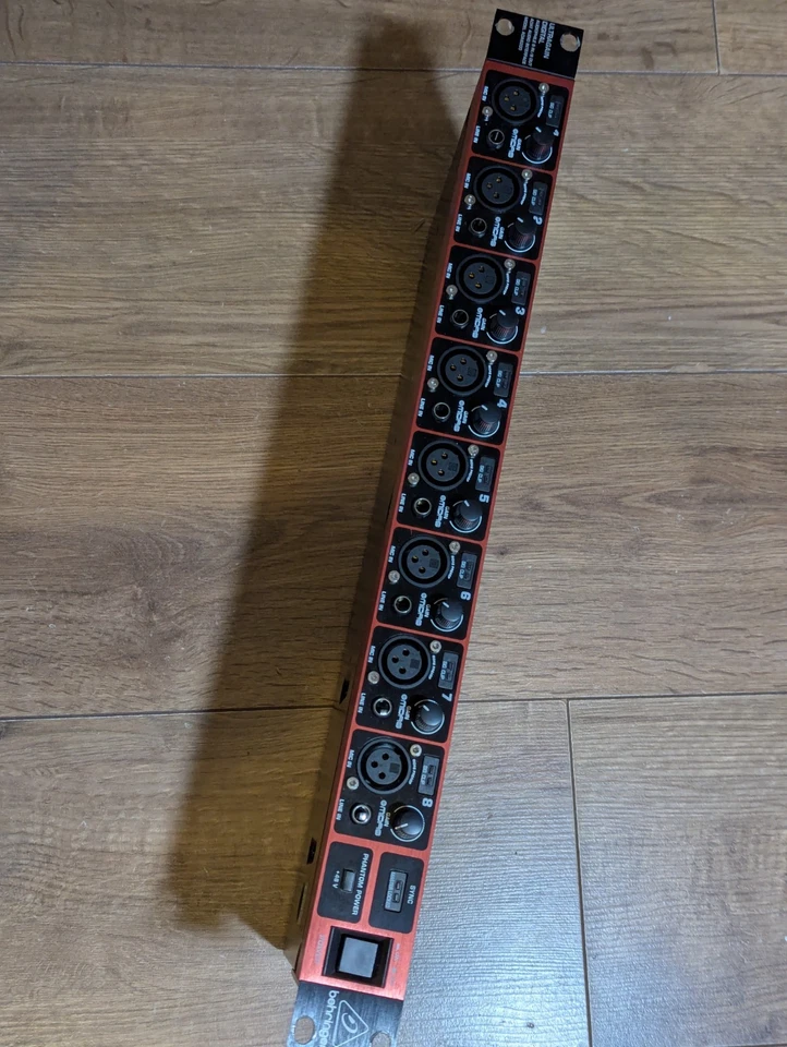 Behringer ADA8200 audiophile 8-in/8-out ADAT audio interface Midas mic preamps - Image 3 of 4