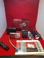 Casio Digital Camera Exilim EX-Z12 7.2MP + Sd Card Charger Boxed E2