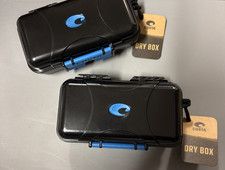 Costa Del Mar Waterproof Dry Box Black Blue - NEW- Multi use