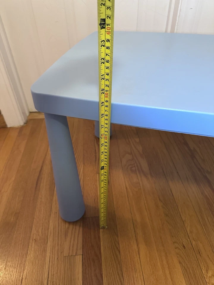 Mammut 儿童桌,室内/室外蓝色型号 15346 — 第 4/4 张图片