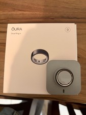 Oura Ring Gen 4: Size 9 Black/Stealth with Protector