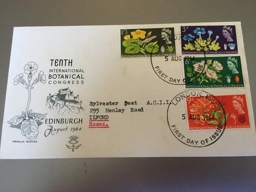 GB STAMPS RARE FIRST DAY COVER 1964 BOTANIC CONGRESS LONDON