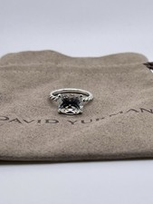 David Yurman Sterling Silver 925 Classic with White Topaz size 7