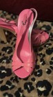 Charlotte Russe Pink Buckle Strap Heels 8.5 — photo 2