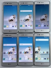 LOT OF 6 x UNLOCKED and T-MOBILE LG ARISTO 4G VoLTE Android Smart Cell Phones **