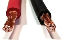 AC/DC Wire 8 Gauge 8 AWG Welding Battery Pure Copper Flexible Cable Wire - Ca...