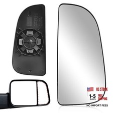 Passenger Side Lower Mirror Glass Replacement for 2010-2020 Dodge Right Lower