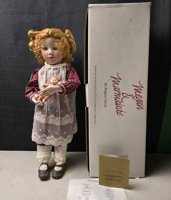 1989 Megan & Marmalade (Cat) by Brigitte Deval - Georgetown Collection Porcelain