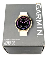 Garmin Venu 3S AMOLED Smartwatch GPS 41mm, 10 Day Battery – Ivory / Gold – Boxed