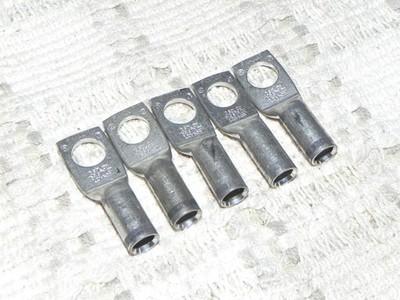 5 Panduit Pan-Lug LCA4-38 #4-#3 AWG STR #2 AWG SOL 1 Hole Die P29 Gray 3/8'' Stud