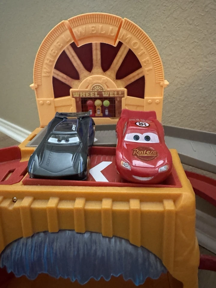 Disney Pixar Cars Radiator Springs Mountain Race Track COMPLETE Set - Image 2 of 2