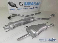 Imasaf Auspuffset Ab Kat für Opel Astra G 1.6 16V 76KW Caravan 2002-2003