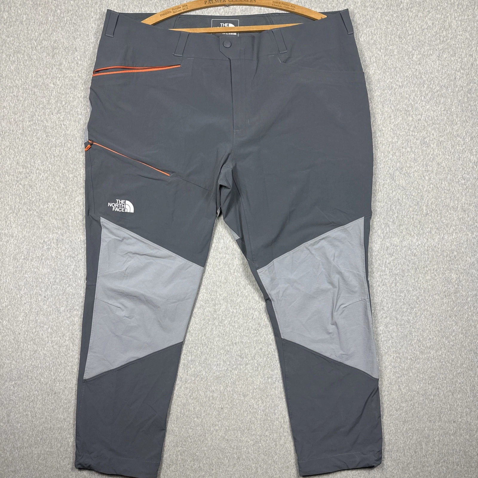 The North Face Pants Size 40x30 Gray Impendor Slim Soft Shell Climbing Hiking