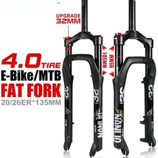 Forcella sospensione pressione aria 20 26er*4.0 pneumatico MTB mountain snow bike fat fork