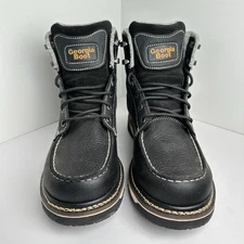 New Georgia Boot AMP LT Wedge Waterproof Moc-Toe Work Boot 9.5